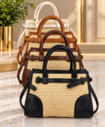 Cartera mimbre extructurada