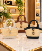 Cartera mimbre