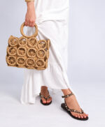 Cartera de palha-Mimbre extructurada