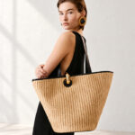 Cartera de mimbre rapia